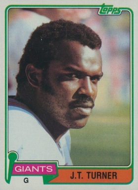1981 Topps J.T. Turner #356 Football Card