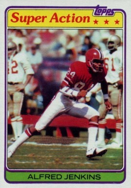 1981 Topps Alfred Jenkins #284 Football Card
