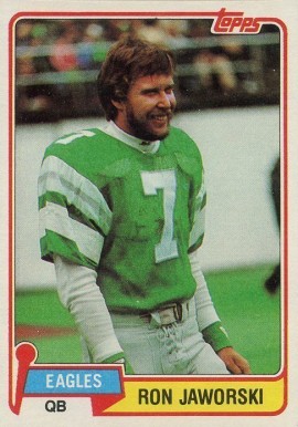1981 Topps Ron Jaworski #280 Football Card