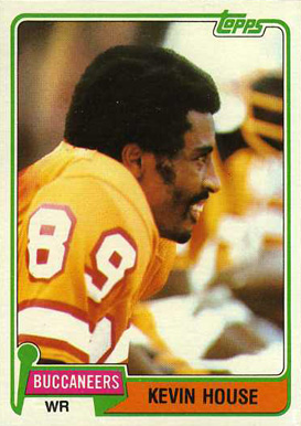 1981 Topps Kevin House #214 Football Card