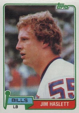 1981 Topps Jim Haslett #173 Football Card