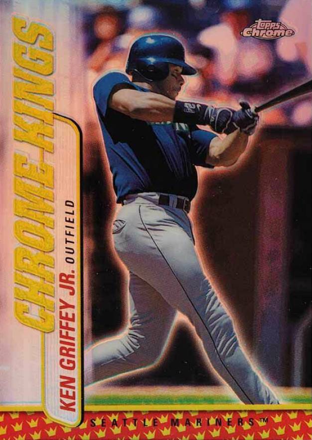 2000 Topps Chrome Chrome Kings Ken Griffey Jr. #CK3 Baseball Card