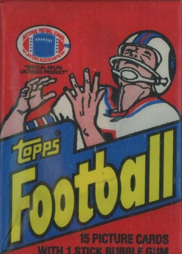 1982 Topps Wax Pack #WP Football Card