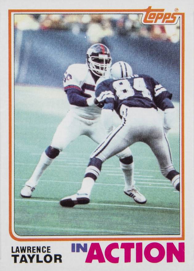 1982 Topps Lawrence Taylor #435 Football Card