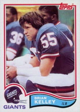 1982 Topps Brian Kelley #426 Football Card