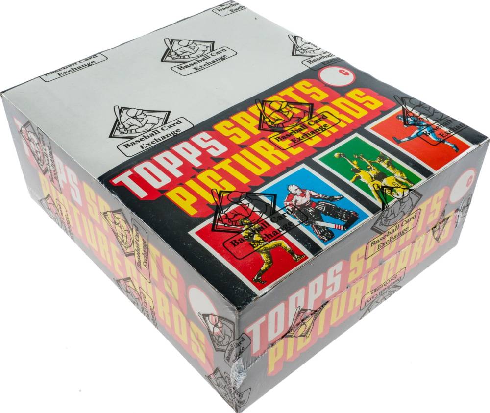 1982 Topps Rack Pack Box #RPB Football Card