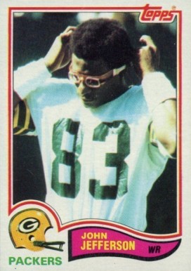1982 Topps John Jefferson #362 Football Card