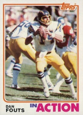 1982 Topps Dan Fouts #231 Football Card
