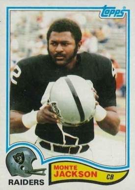 1982 Topps Monte Jackson #191 Football Card