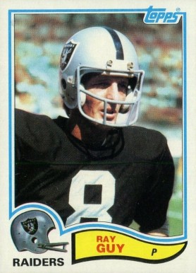 1982 Topps Ray Guy #188 Football Card