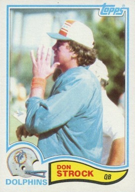 1982 Topps Don Strock #136 Football Card