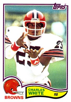 1982 Topps Charles White #75 Football Card