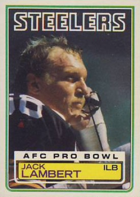 1983 Topps Jack Lambert #363 Football Card