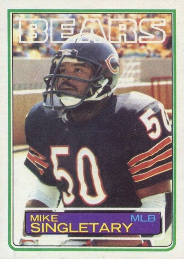 1983 Topps Mike Singletary #38 Football Card