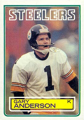 1983 Topps Gary Anderson #356 Football Card