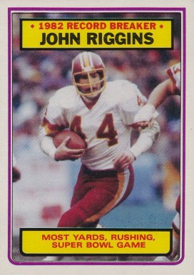 1983 Topps John Riggins #8 Football Card