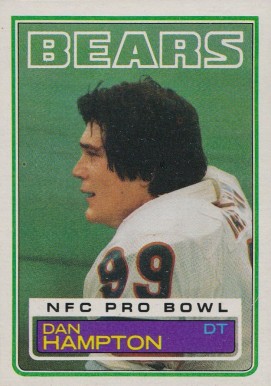 1983 Topps Dan Hampton #30 Football Card