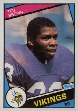 1984 Topps Ted Brown #289 Football Card