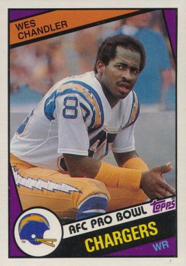 1984 Topps Wes Chandler #178 Football Card