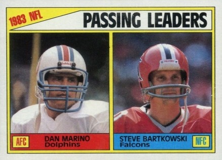 1984 Topps Passing Leaders #202 Football Card