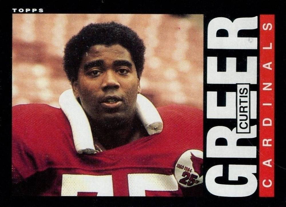 1985 Topps Curtis Greer #141 Football Card