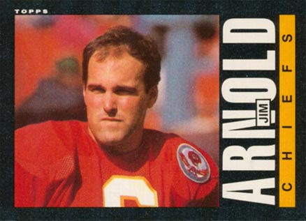 1985 Topps Jim Arnold #270 Football Card