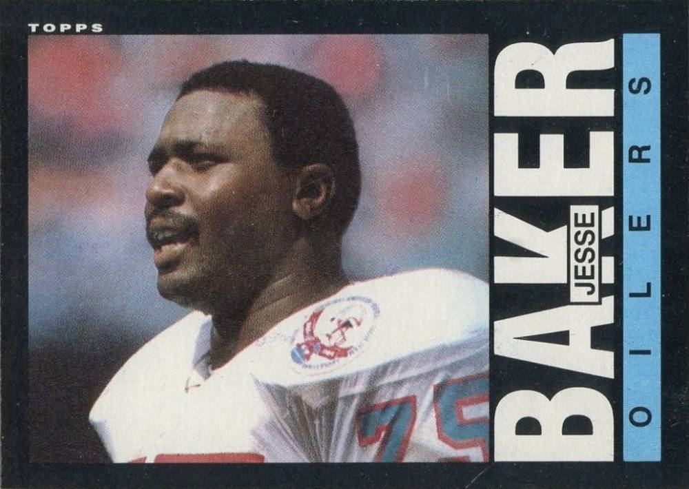 1985 Topps Jesse Baker #249 Football Card