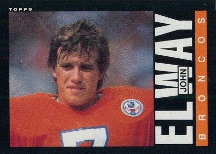 1985 Topps John Elway #238 Football Card