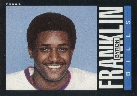 1985 Topps Byron Franklin #202 Football Card