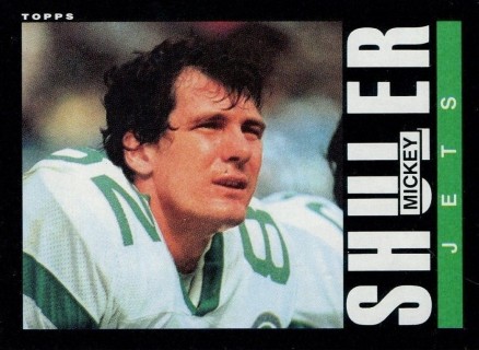 1985 Topps Mickey Shuler #349 Football Card