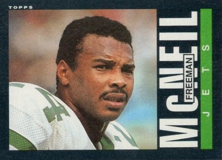 1985 Topps Freeman McNeil #344 Football Card