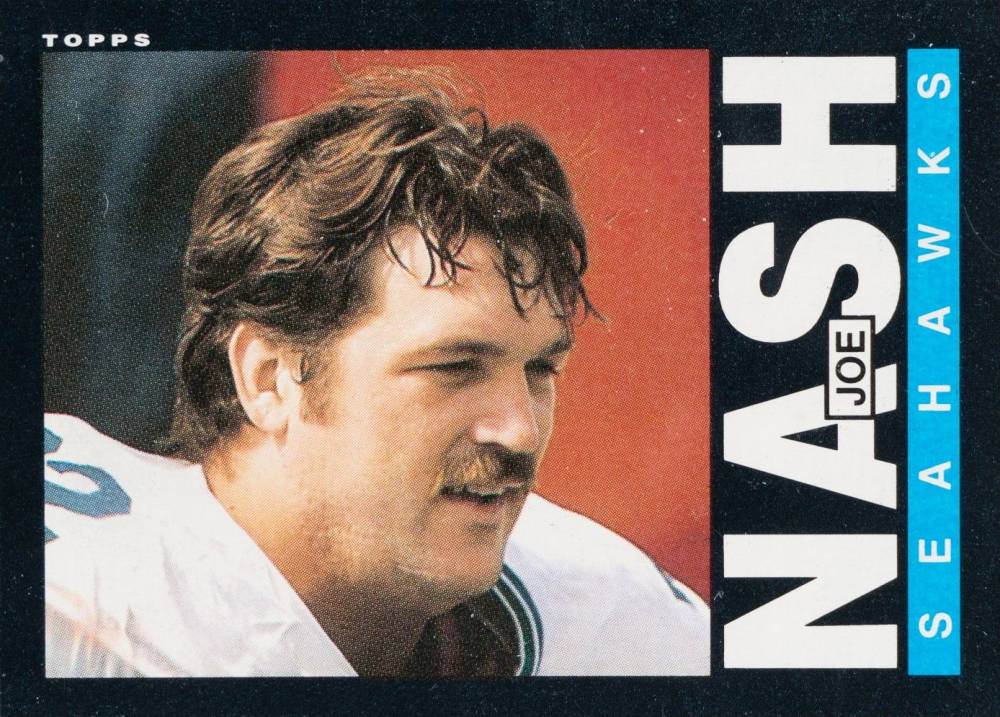 1985 Topps Joe Nash #390 Football Card