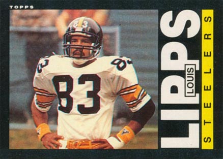 1985 Topps Louis Lipps #358 Football Card