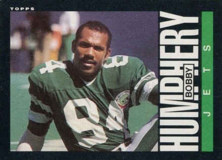 1985 Topps Bobby Humphery #339 Football Card