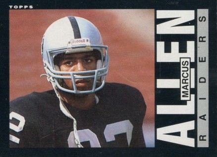 1985 Topps Marcus Allen #282 Football Card
