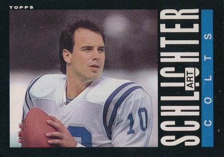1985 Topps Art Schlichter #266 Football Card