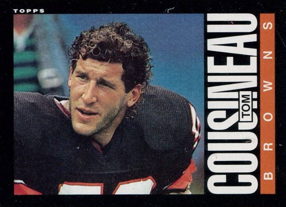1985 Topps Tom Cousineau #225 Football Card