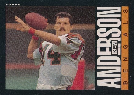 1985 Topps Ken Anderson #210 Football Card