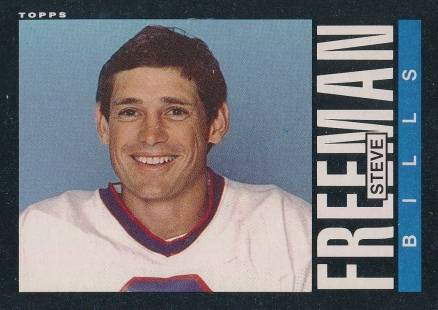 1985 Topps Steve Freeman #203 Football Card