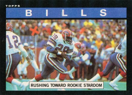 1985 Topps Bills Team Leaders #198 Football Card