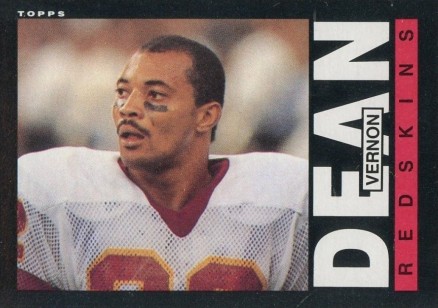 1985 Topps Vernon Dean #180 Football Card