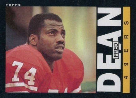 1985 Topps Fred Dean #153 Football Card