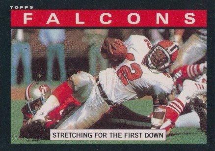 1985 Topps Atlanta Falcons Team Leaders #10 Football Card