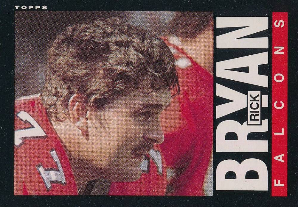 1985 Topps Rick Bryan #14 Football Card