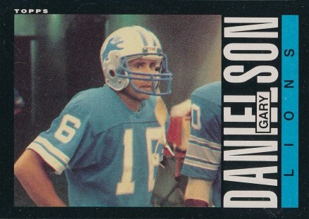 1985 Topps Gary Danielson #56 Football Card