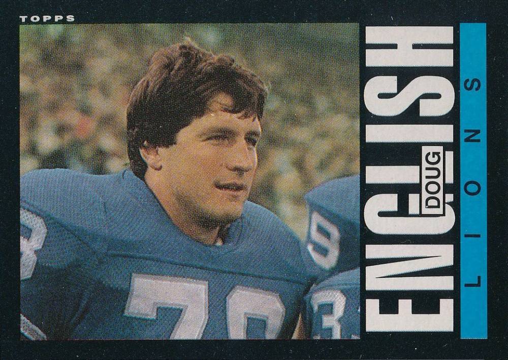 1985 Topps Doug English #58 Football Card