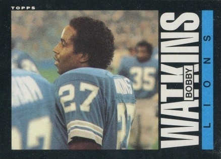 1985 Topps Bobby Watkins #65 Football Card