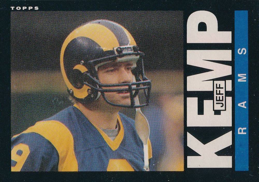 1985 Topps Jeff Kemp #83 Football Card