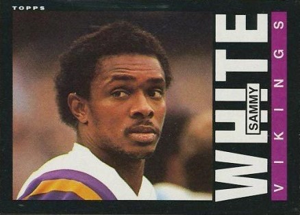 1985 Topps Sammie White #99 Football Card
