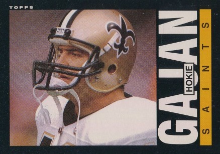 1985 Topps Hokie Gajan #104 Football Card